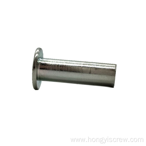 Precision Step Rivet Steel Round/Flat Head Semi Tubular